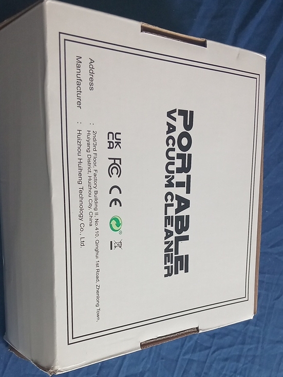 Other - New Portable Vacuum Cleaner - White Box